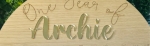Acrylic+Name+for+One+Year+Board