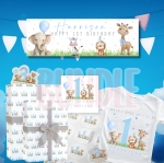 Personalised+Blue+Safari+Birthday+Bundle+Large