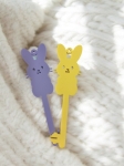 Acrylic+Easter+Bunny+Key
