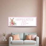 Easter+Bunny+Happy+Easter+Banner+Pink+60x20cm