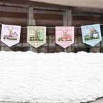 Easter+Bunny+Gingham+Stop+Here+Pennant