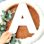 200mm+Acrylic+Letter+A-Z