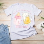Fathers+Day+Cheers+To+The+Best+Step+Dad+Pink+DTF