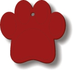 Pawprint+-+50mm+2mm+Clear+ONLY