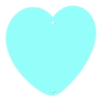 100mm+Acrylic+Heart+Hanging+Plaque+with+Centre+Hanging+Holes