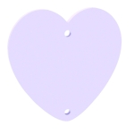 60mm+Acrylic+Heart+Hanging+Plaque+with+Centre+Hanging+Holes