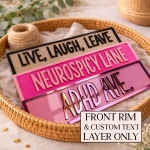 Acrylic+Front+Rim+and+Custom+Text+Layer+3mm+Fully+Customisable+280mm+x+80mm