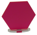 Freestanding+Acrylic+Hexagon-+100mm+-+Acrylic