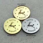 Traditional+Santa+Button++Santas+Lost+Button+-+Rudolph+Reindeer+design