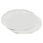 1x+Pair+Cake+Decorating+Clear+Acrylic+Ganache+Disc+-+14.25+Inch