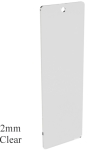Blank+Thin+Bookmark+-+150mm+-+2mm+Clear