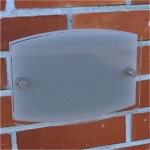 Out+Curve+House+Number+Blank+with+fixings+-+Acrylic